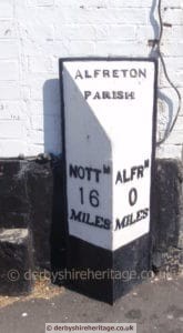 Alfreton milepost