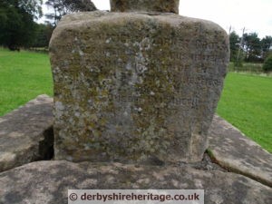 King Sterndale market cross inscription