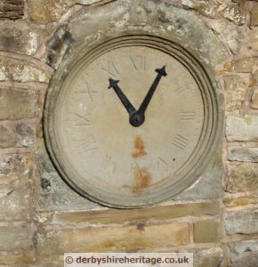 Spinkhill clock on the wall