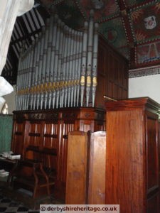 St Edmunds church organ Fenny Bentley