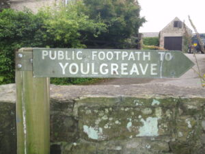 Youlgreave sign