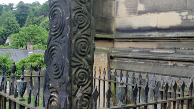 Bakewell church runic saxon cross
