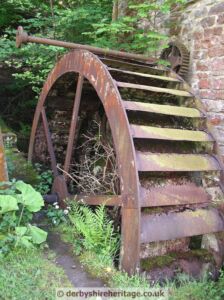 Shacklow wood mill millwheel