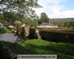 Bakewell Holme Hall packhorse bridge
