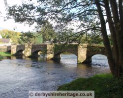 Bakewell Holme Hall packhorse bridge