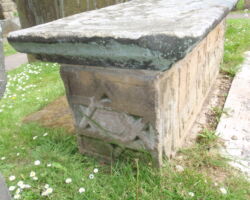 Darley Dale church Weaver's tomb West face