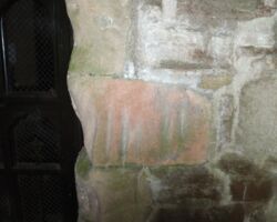 St Leonards arrow sharpening grooves St Leonards arrow sharpening grooves