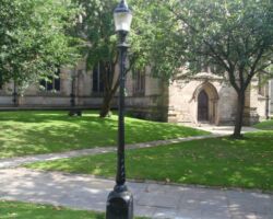 Chesterfield gas lamp