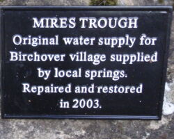 Birchover Mires trough