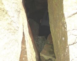 Cracken Edge quarries and mine entrance