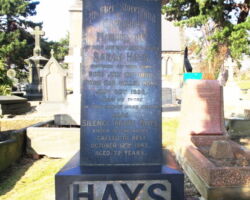 Spital cemetery Hays tomb